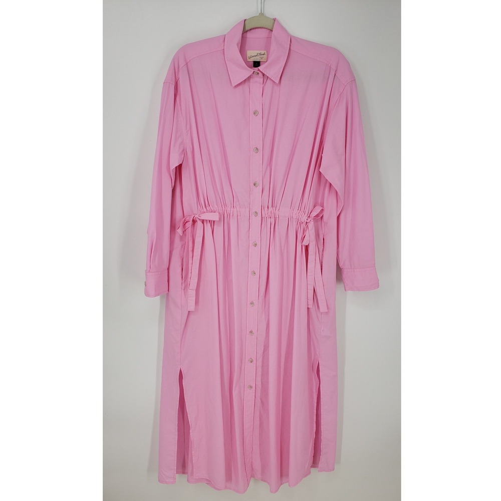 Universal Thread Button Front Midi Shirt Dress Wo… - image 4